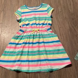 Colorful cotton girls dress